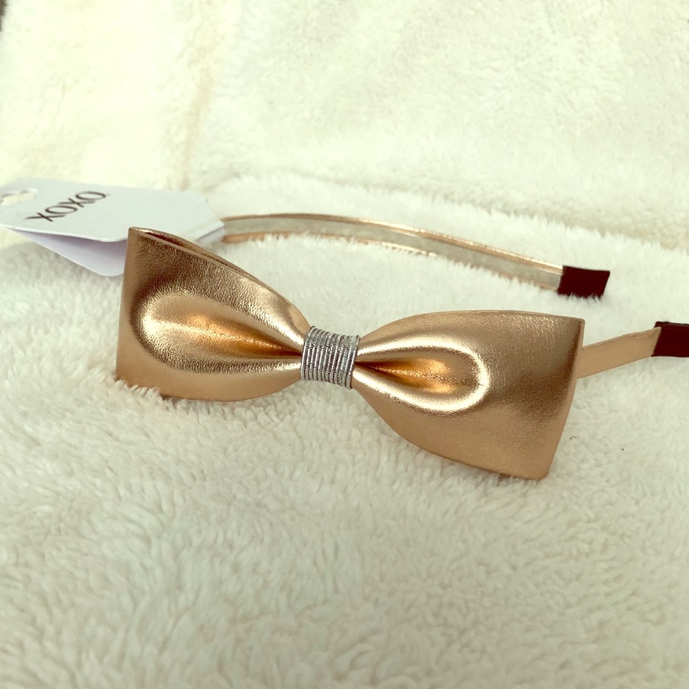 XOXO rose gold head band